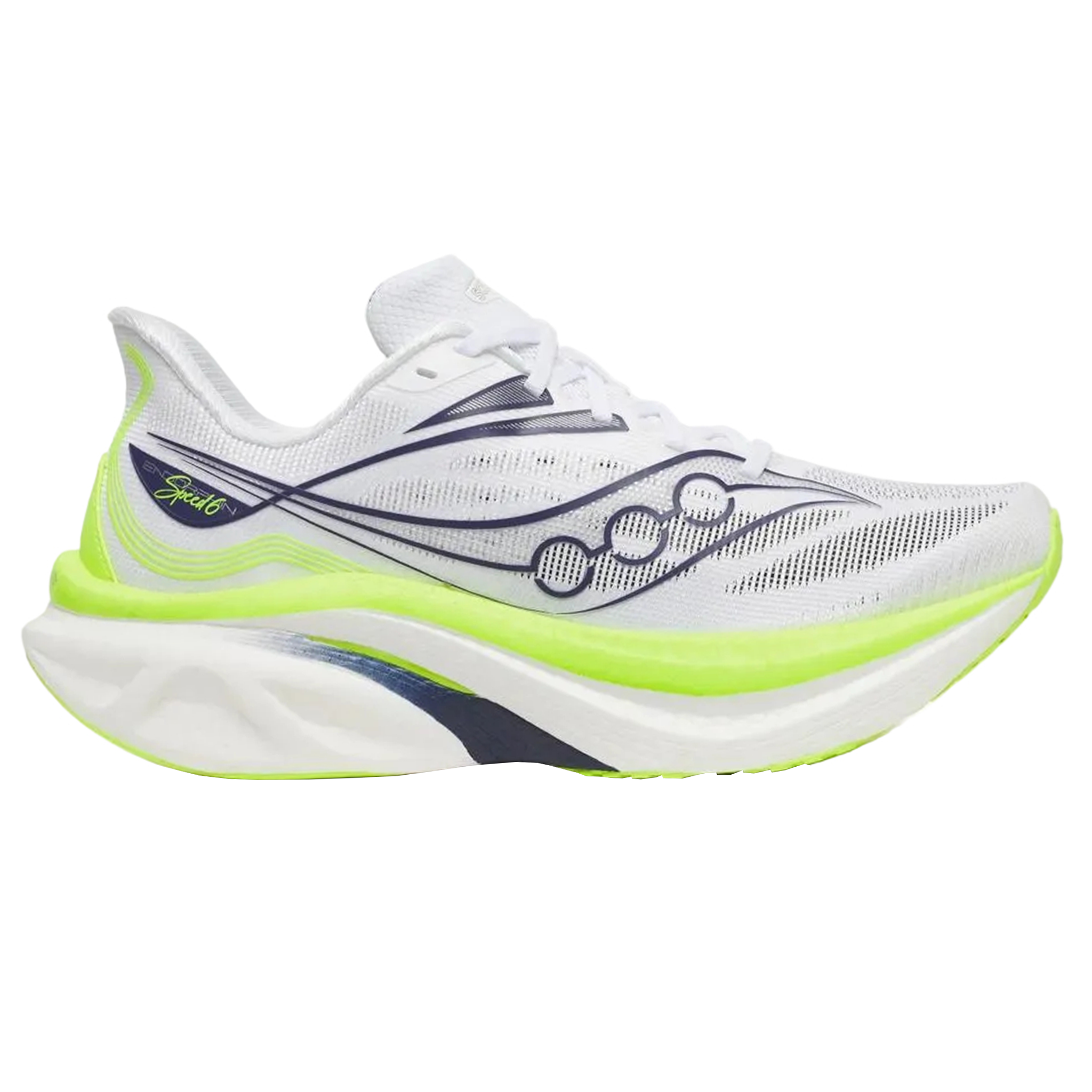 Saucony Mens Endorphin Speed 6 - White/Citron - Neutral - SS27