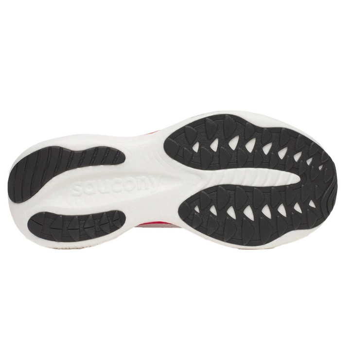 Saucony Mens Ride 19 - White/Crimson - Neutral - SS26