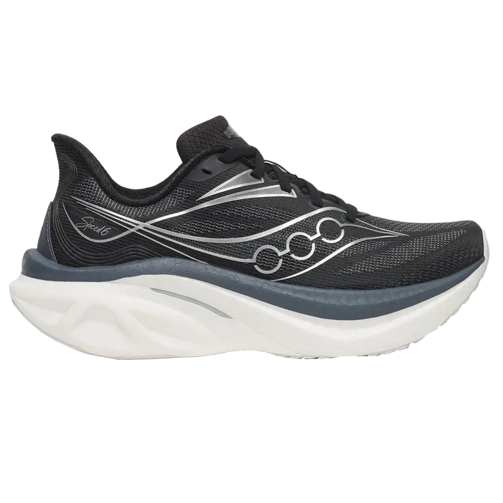Saucony Womens Endorphin Speed 6 - Black/White - Neutral - SS27