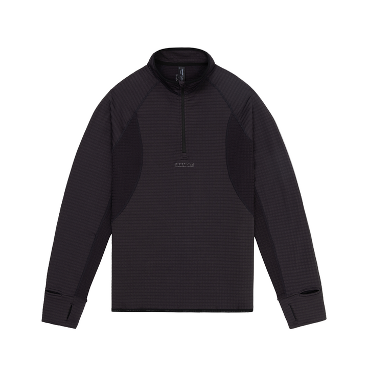 Bandit CaldoGrid Quarter Zip pour hommes - Ombre - SS26