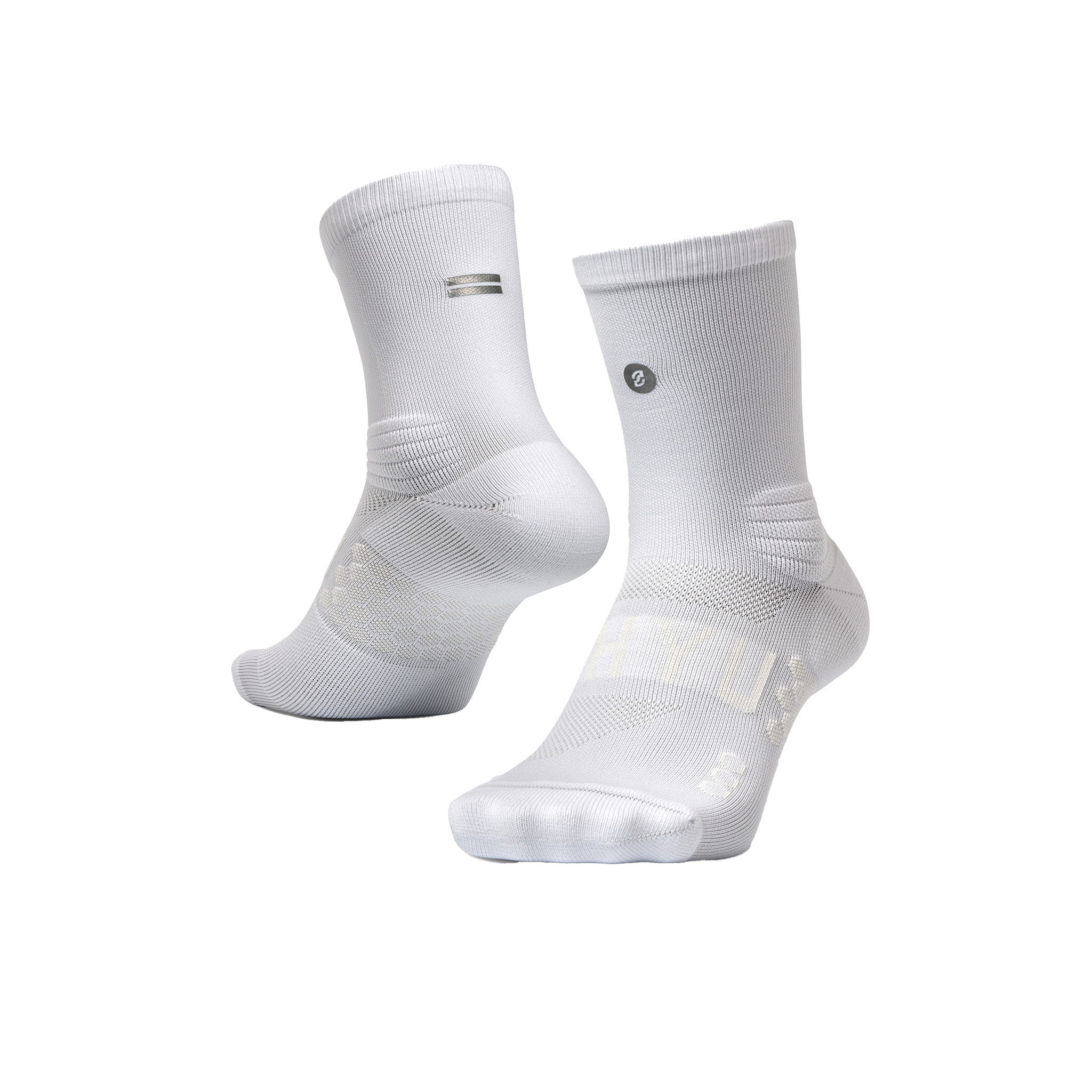 SHYU Racing Half Crew Socks - White/White/White