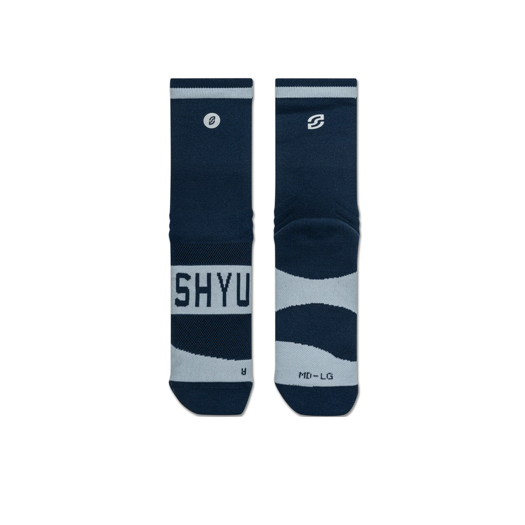 SHYU Training v2.0 Half Crew Socken – Marineblau, 3 Stück