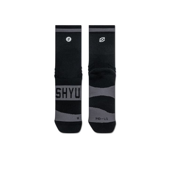 SHYU Training v2.0 Half Crew Socks - Black 3pk