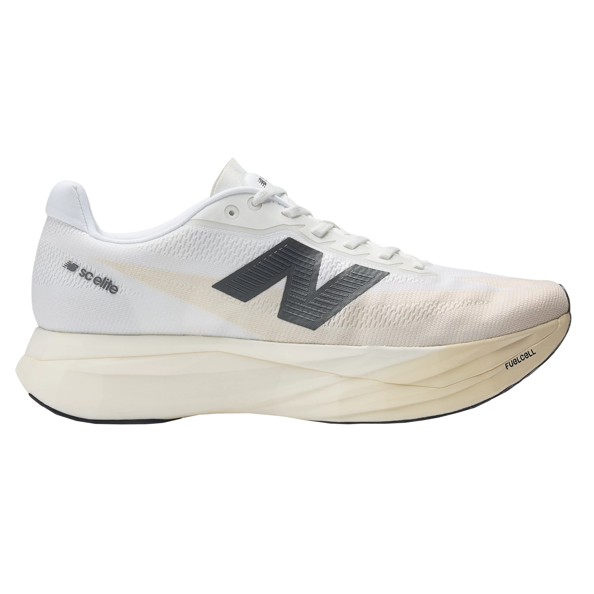 New Balance Womens FuelCell SuperComp Elite V5 - Linen/White/Gold Metallic - Neutral - AW25