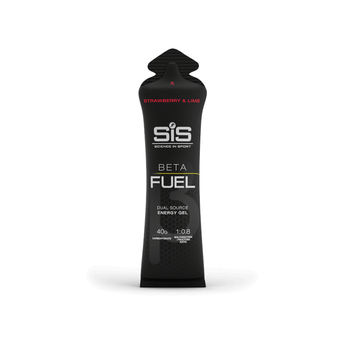 SIS Beta Fuel Energy Gel – Erdbeere und Limette (6er-Box)