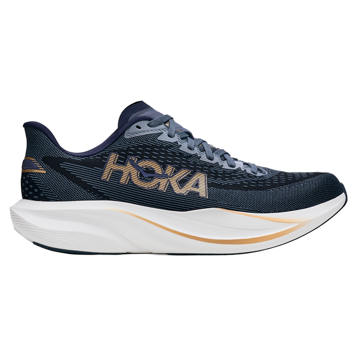 Hoka Mens Mach 7 - Faded Navy/Gold - Neutral - AW26