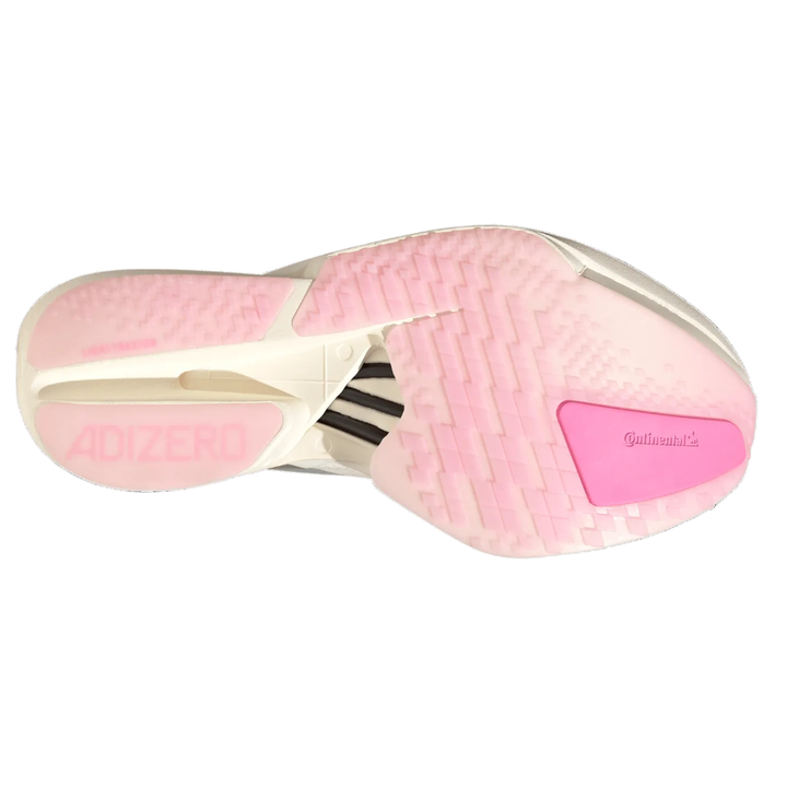 Adidas Womens Adizero Adios Pro 4 - Core White/Silver Metallic/Clear Pink - Neutral - SS26