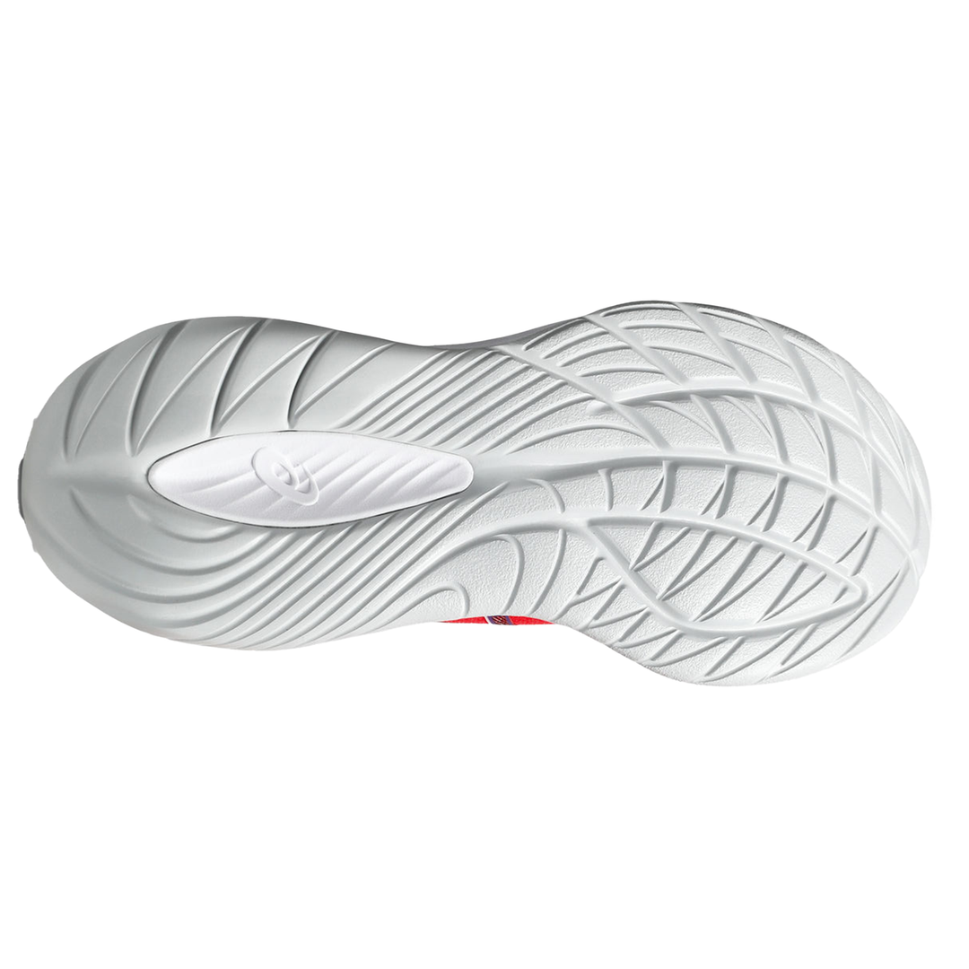 Asics Hommes Gel Cumulus 27 - Flash Rouge/Blanc - Neutre - AW25