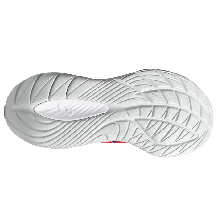 Asics Hommes Gel Cumulus 27 - Flash Rouge/Blanc - Neutre - AW25