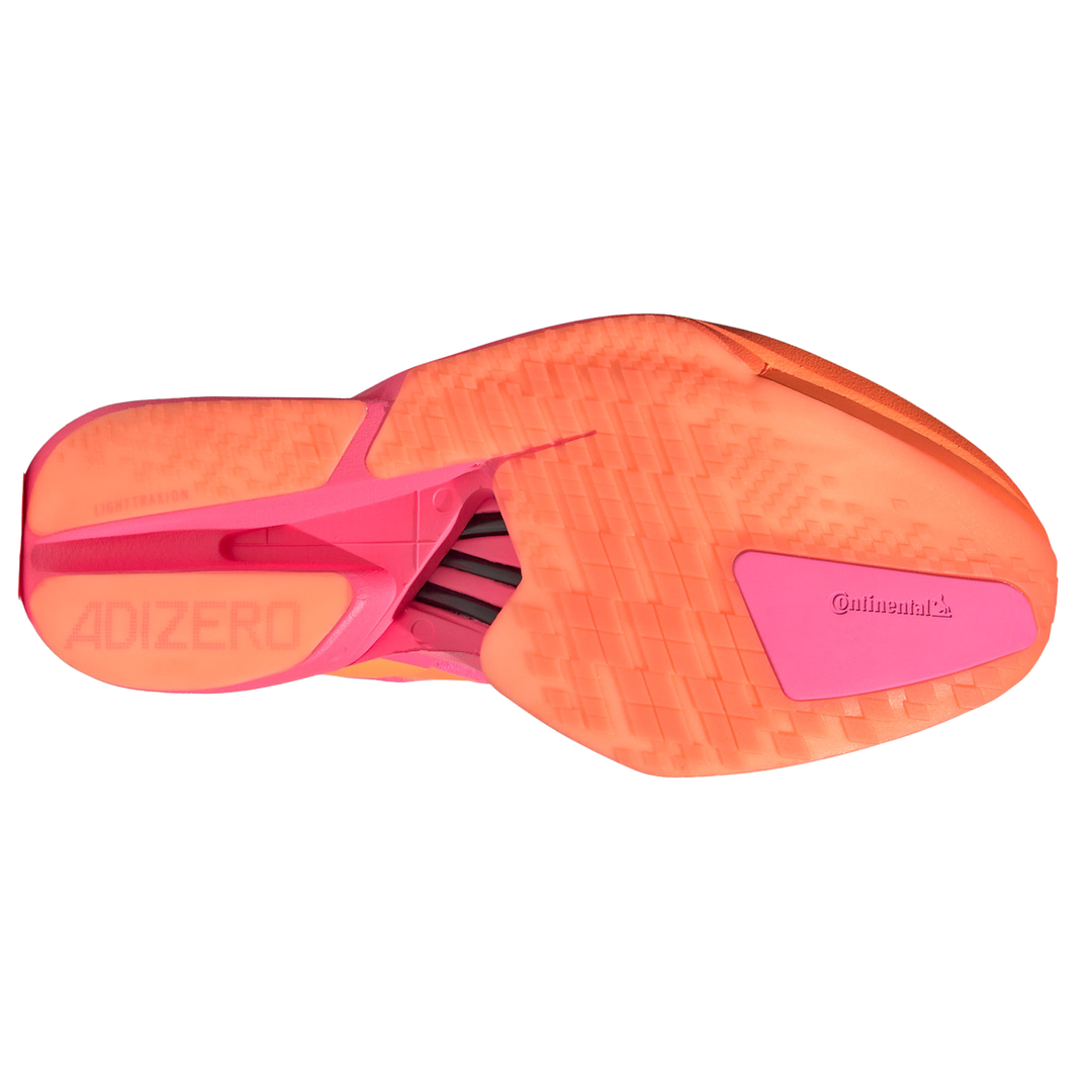 Adidas Womens Adizero Adios Pro 4 - Lucid Pink/Lucid Orange/Iron Metallic - Neutral - SS26