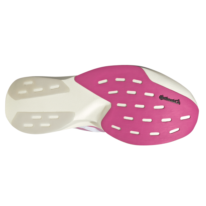 Adidas Womens Adizero Evo SL Woven - Footwear White/Lucid Fuchsia/Violet Tone - Neutral - AW26