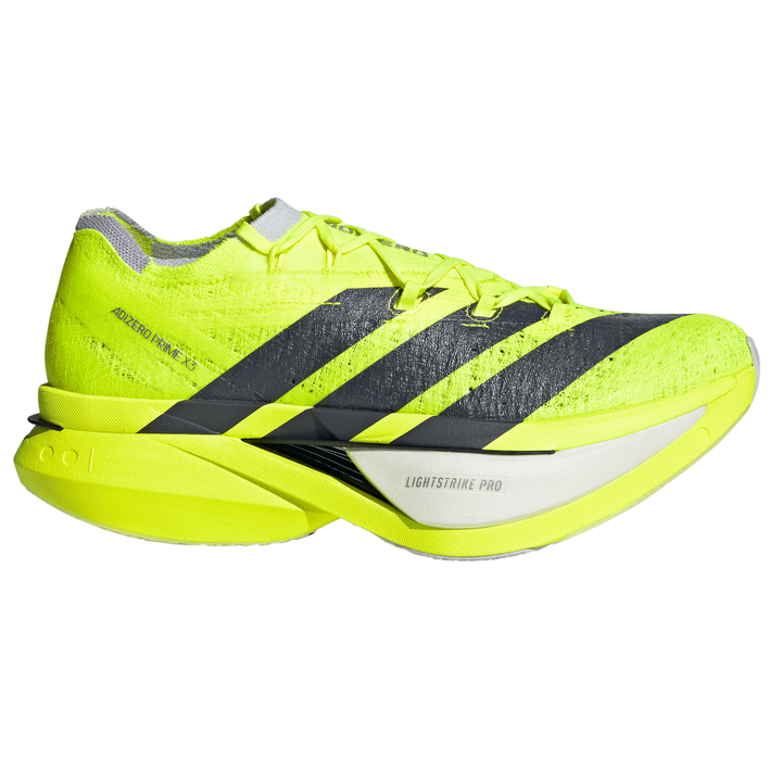 Adidas Mens Adizero Prime X3 Strung - Solar Yellow/Solar Yellow/Solar Yellow - Neutral - SS26