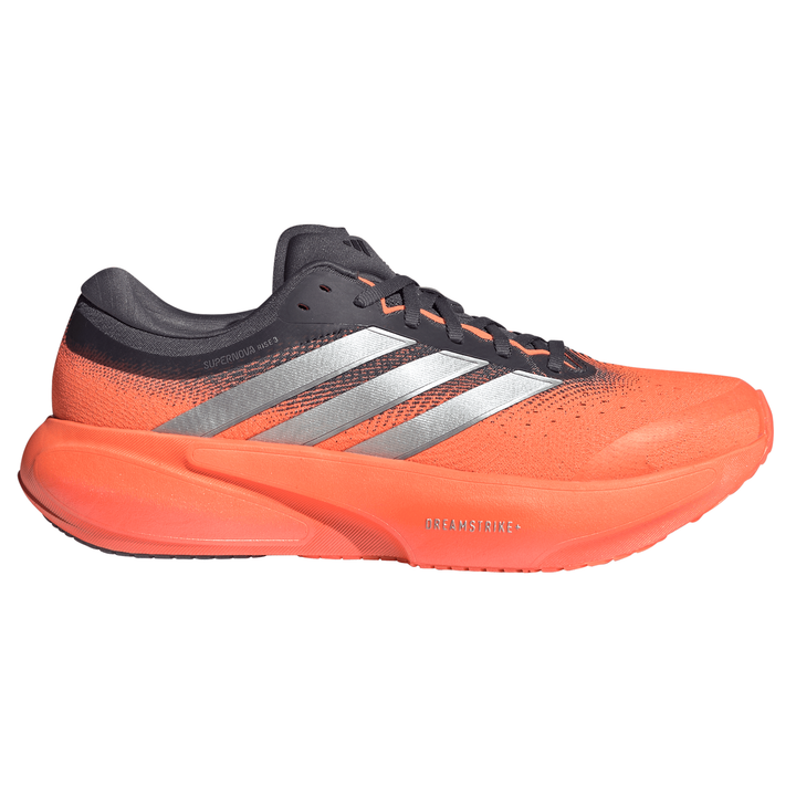 Adidas Mens Supernova Rise 3 - Aurora Onix/Silver Metallic/Lucid Orange - Neutral - SS26