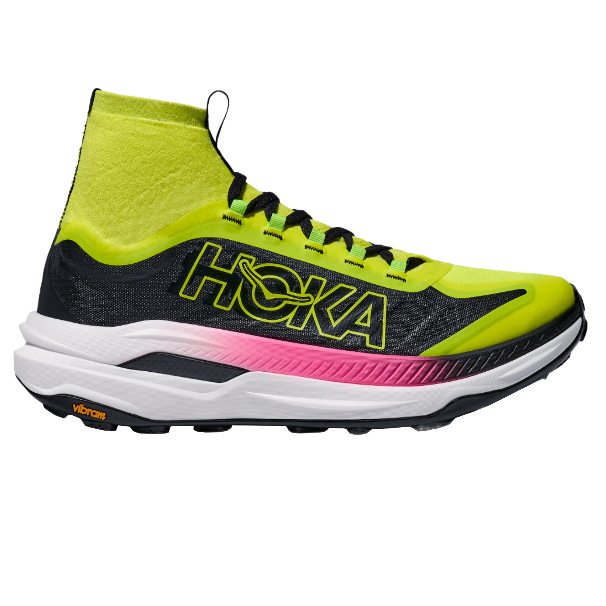 Hoka Mens Tecton X 3 - Neon Hoka Citrus/Black - Trail - AW25