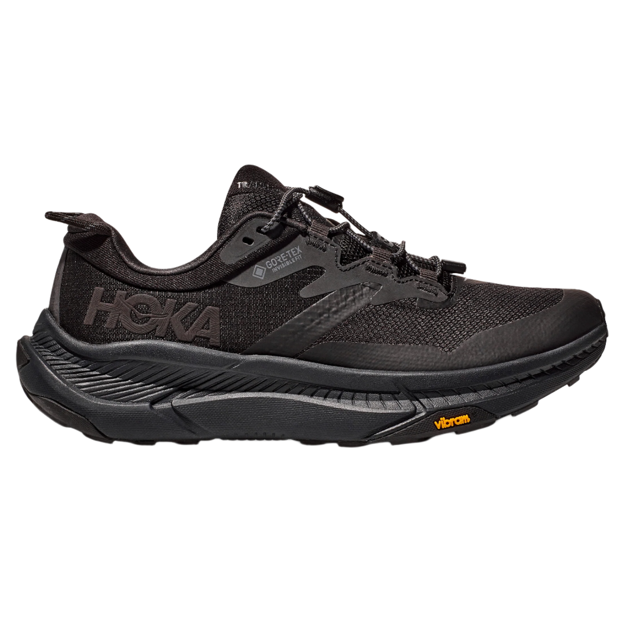 Hoka Mens Transport GTX - Black/Black - Neutral