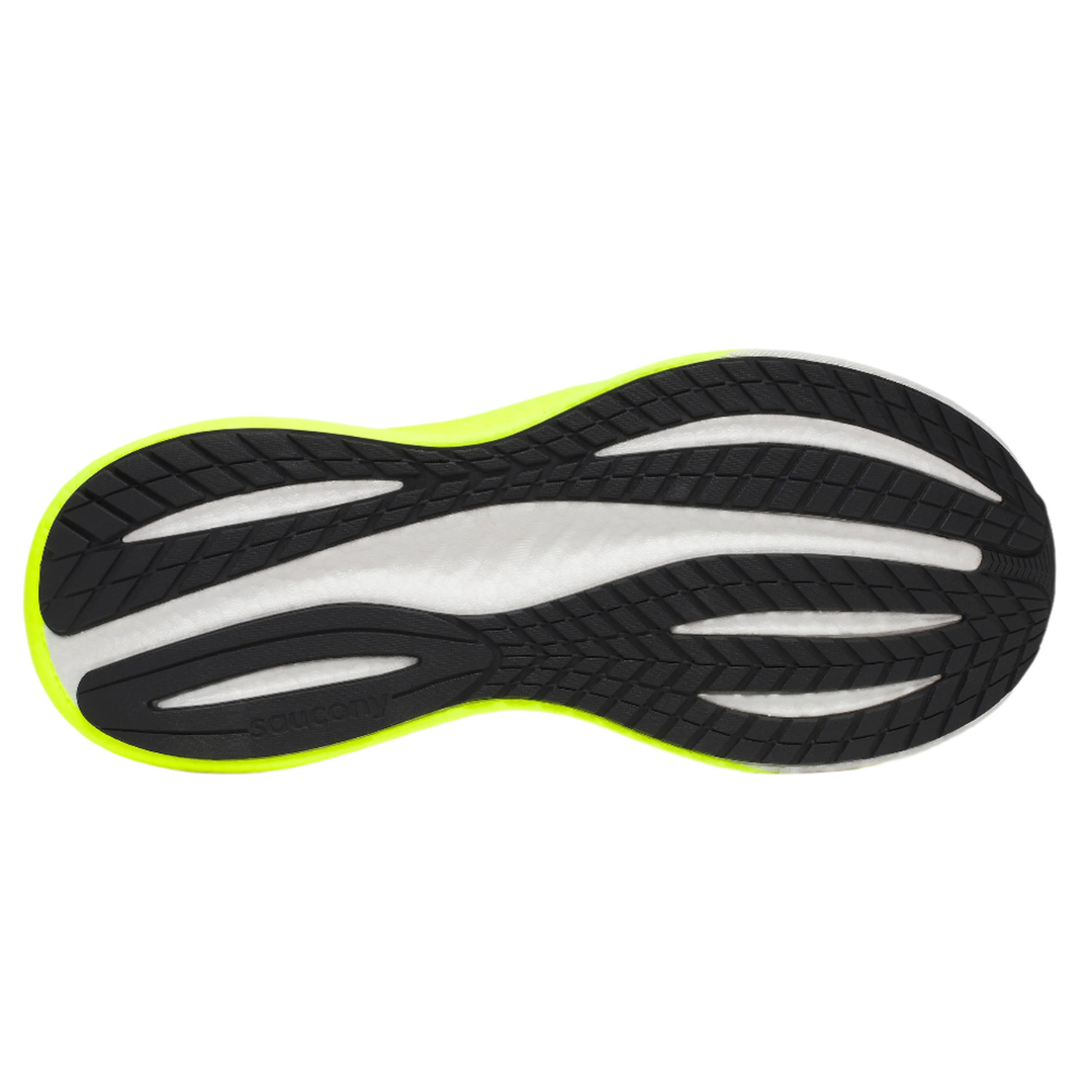 Saucony Mens Triumph 22 - White/Citron - Neutral - SS25