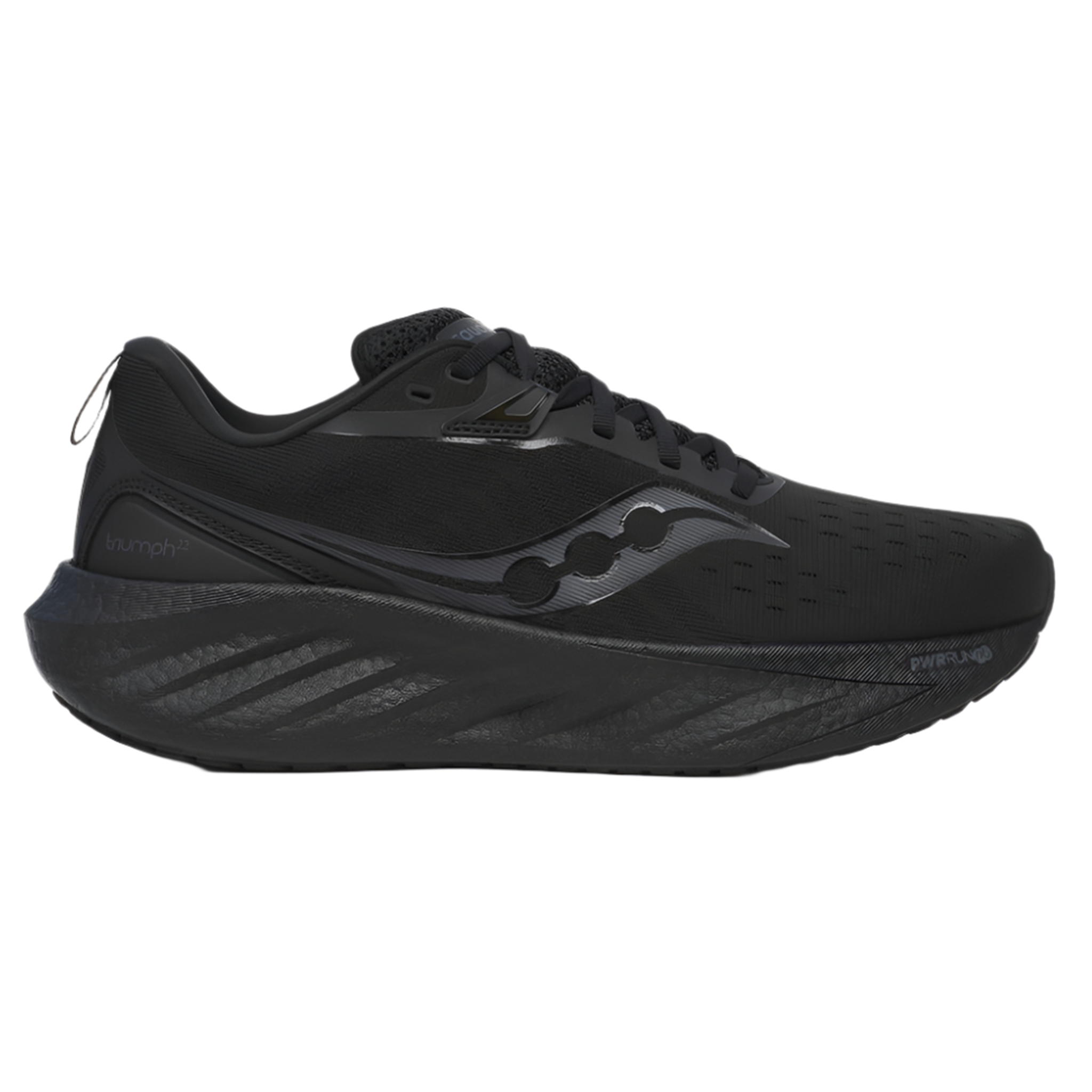 Saucony Mens Triumph 22 - Triple Black - Neutral