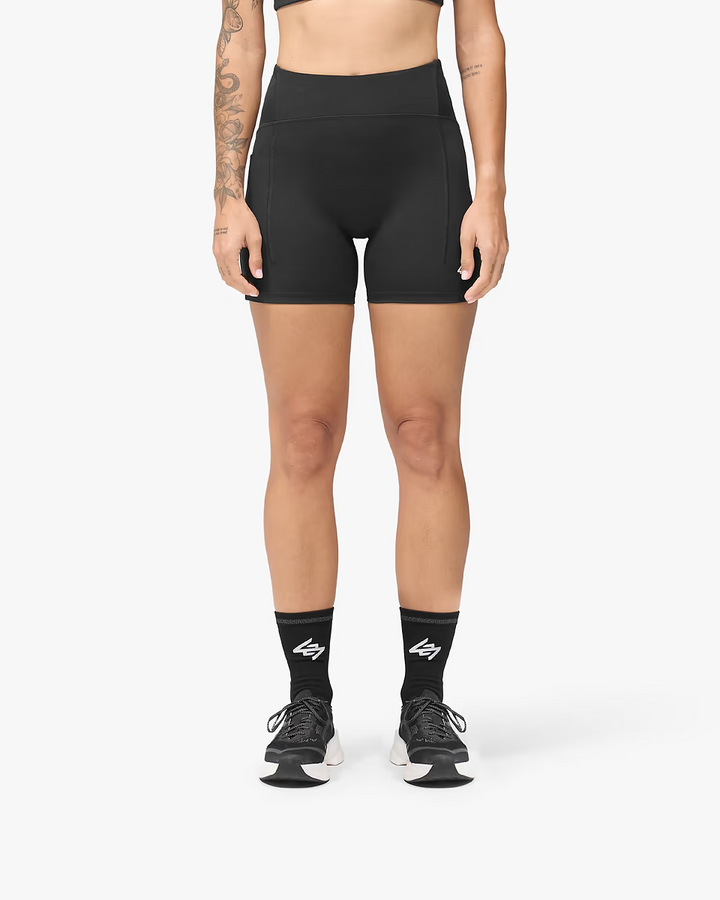 247 Represent Womens Restore Half Tight - Jet Black - AW26