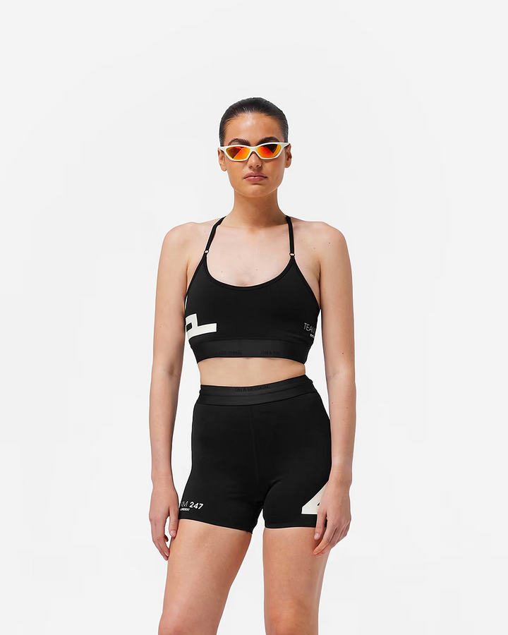 247 Represent Womens Motion Low Impact Bra - Black - AW26
