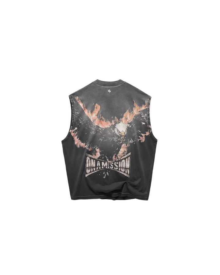 247 Represent Mens Ignite Tank - Vintage Black - AW26