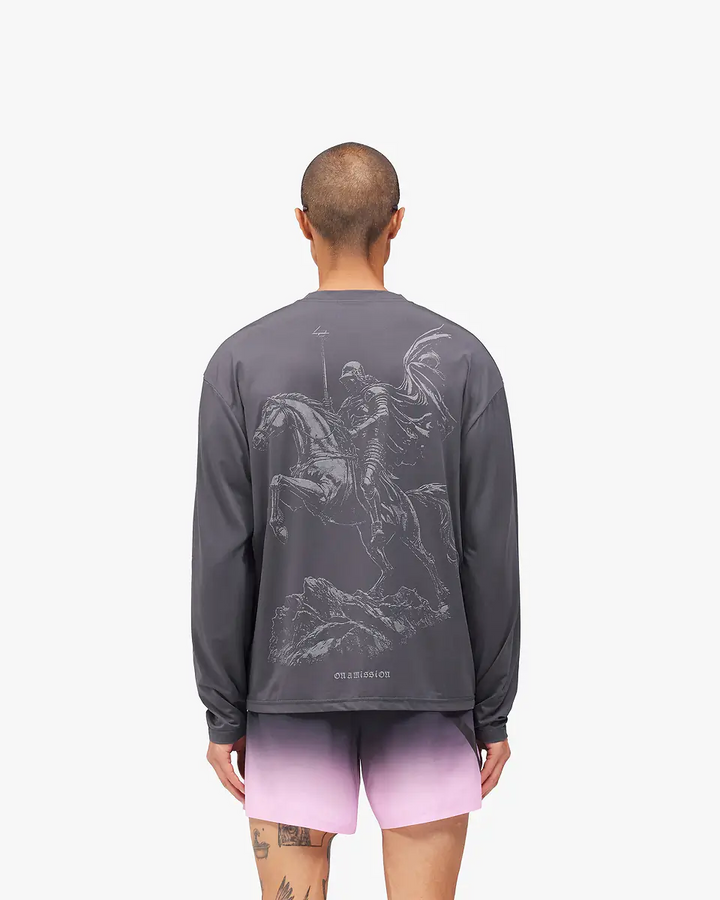 247 Represent Mens Noble LS Tee - Graphene - AW26