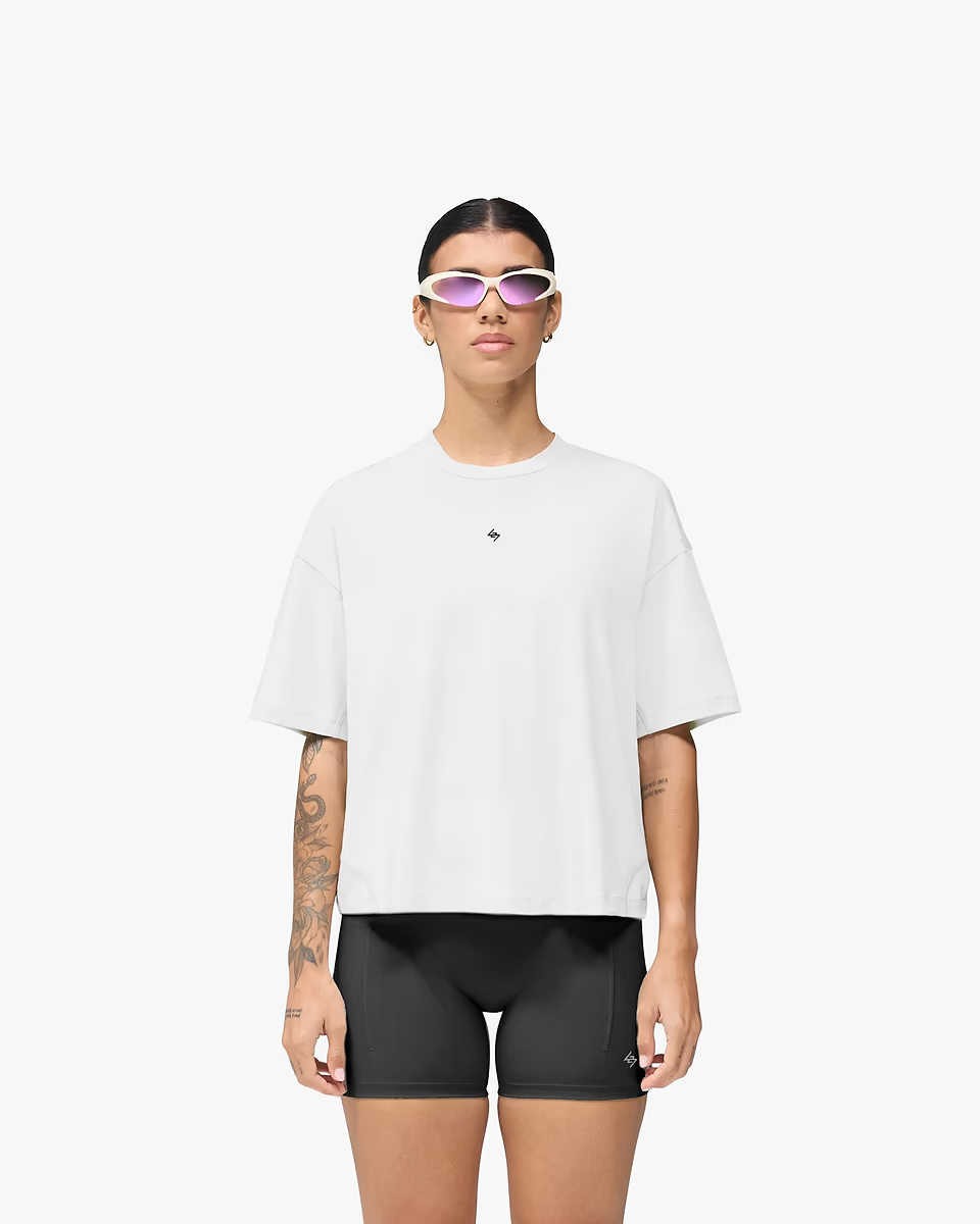247 Represent Womens DNA Tee - Flat White - AW26