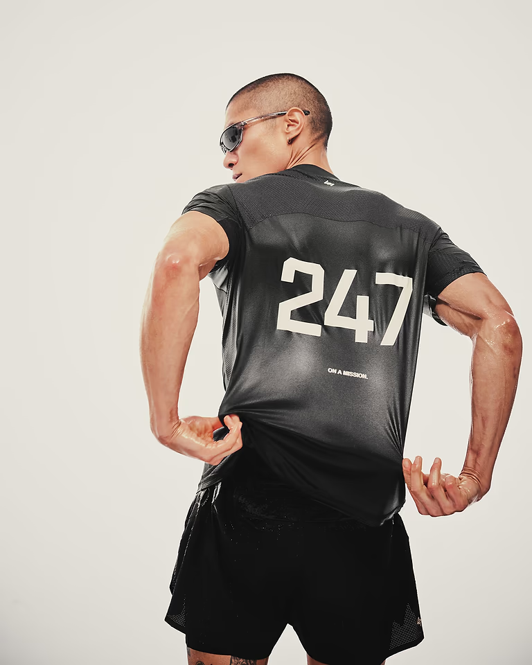 247 Represent Mens Numbers Tee - Jet Black - AW26
