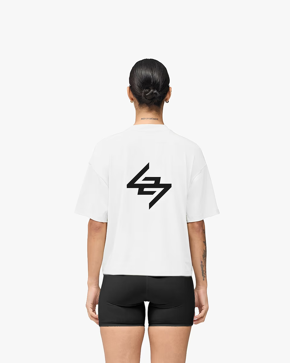 247 Represent Womens DNA Tee - Flat White - AW26