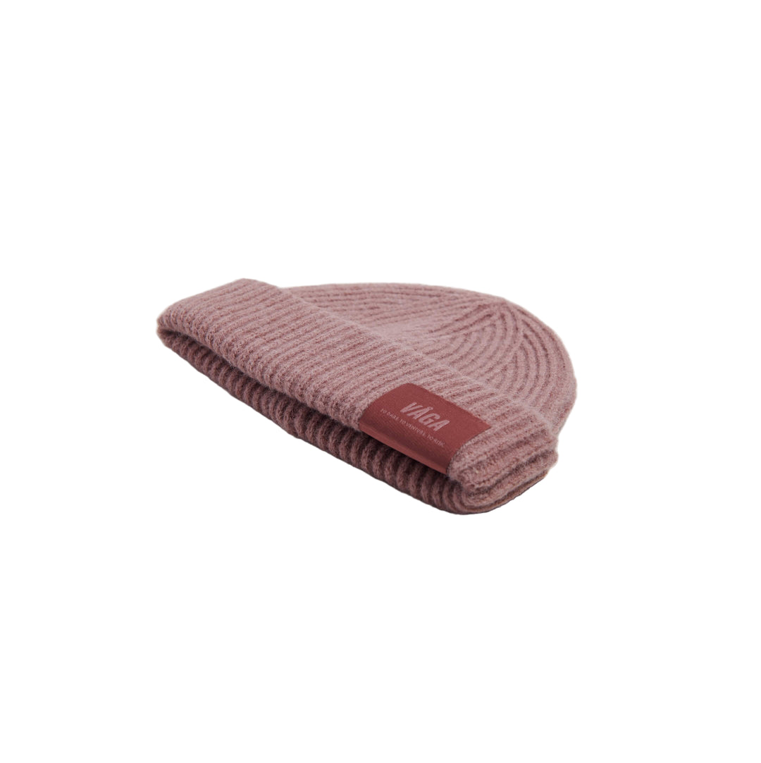 Vaga Midweight Beanie – Dusky Rose – AW25