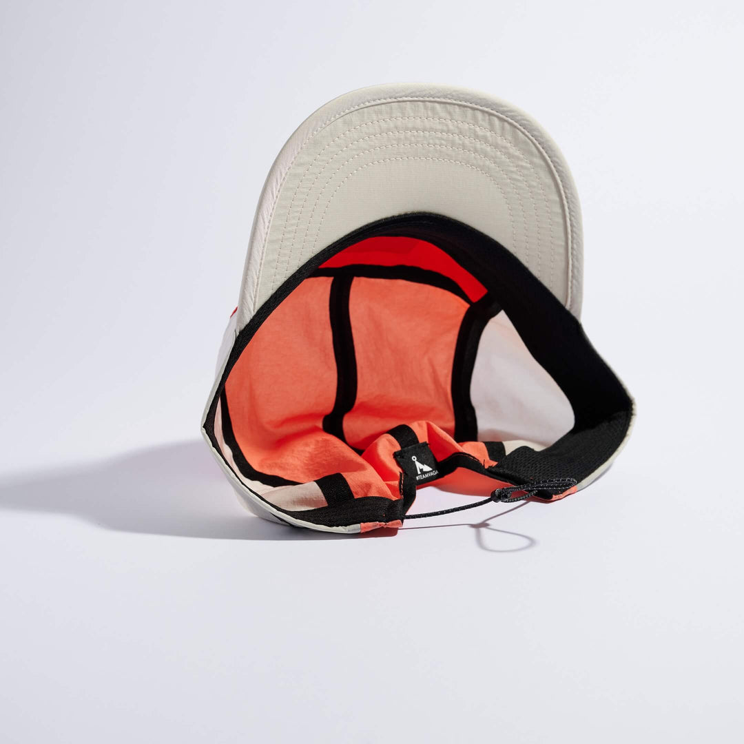 Vaga Pacer Cap – Flammenrot/Koralle/Staubgrau – SS26