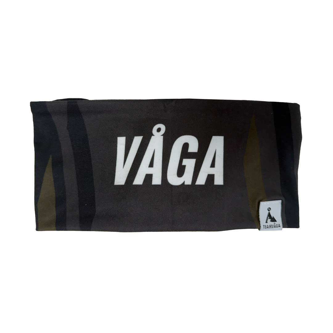 Vaga Headband - Black/Charcoal/Moss Green