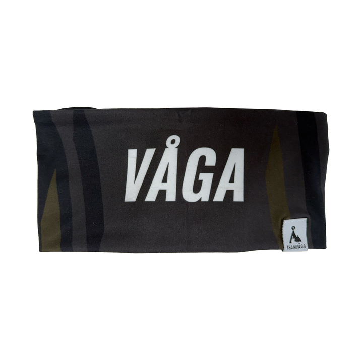 Vaga Headband - Black/Charcoal/Moss Green