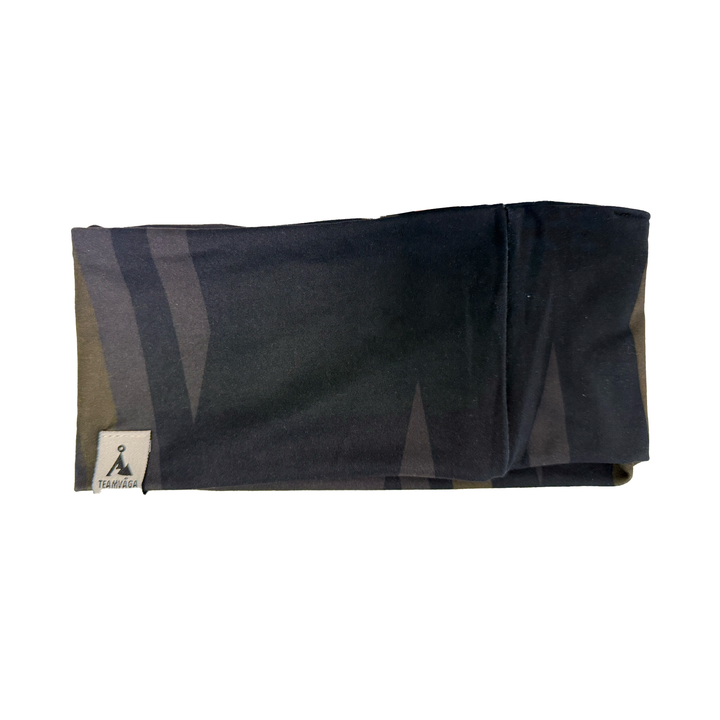 Vaga Headband - Black/Charcoal/Moss Green