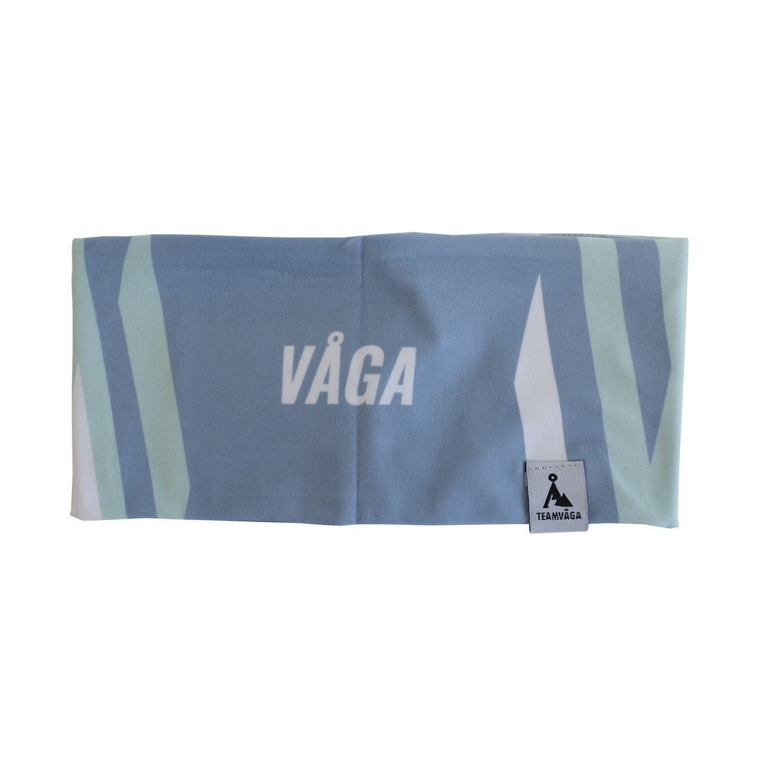 Vaga Headband - Aqua / Pastel Blue / White