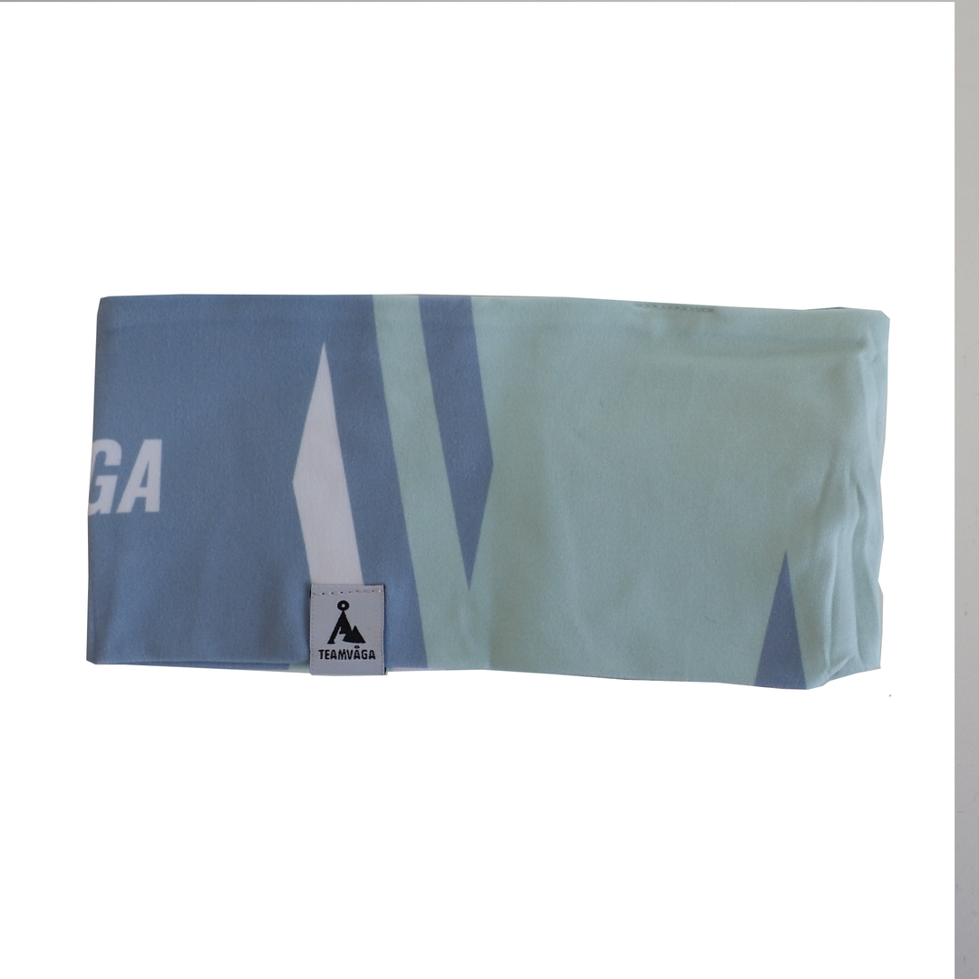 Vaga Headband - Aqua / Pastel Blue / White