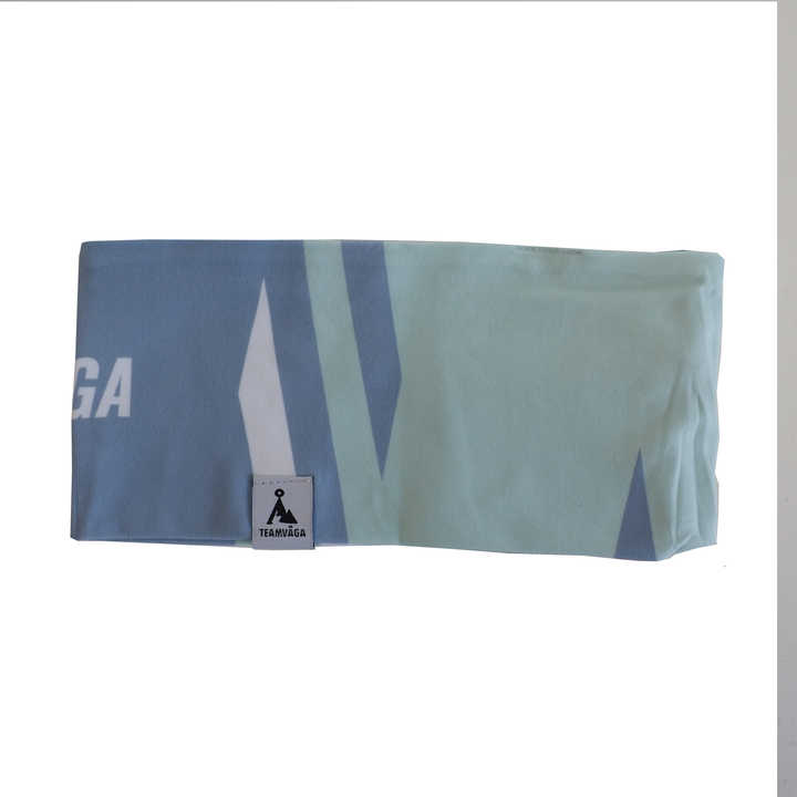 Vaga Headband - Aqua / Pastel Blue / White