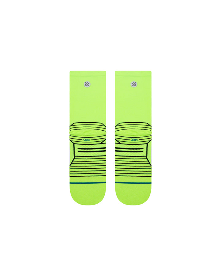 Stance Variegated Ultra Light Crew - Neon Green