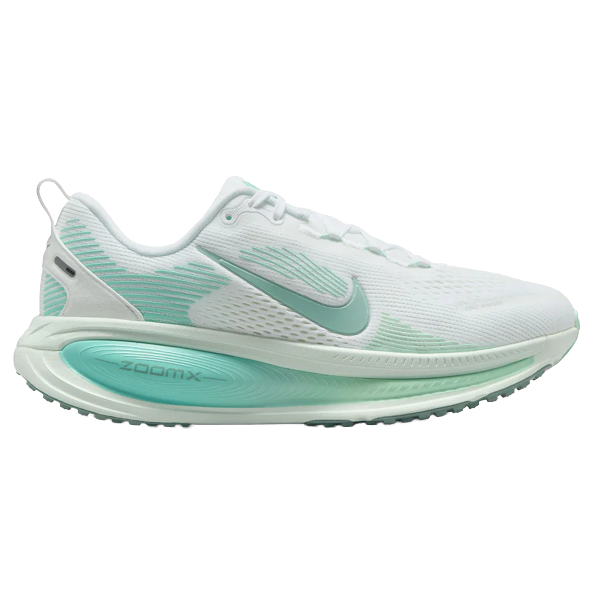 Nike Womens Vomero 18 - White/Bleached Turquoise/Mint Foam - Neutral - AW25