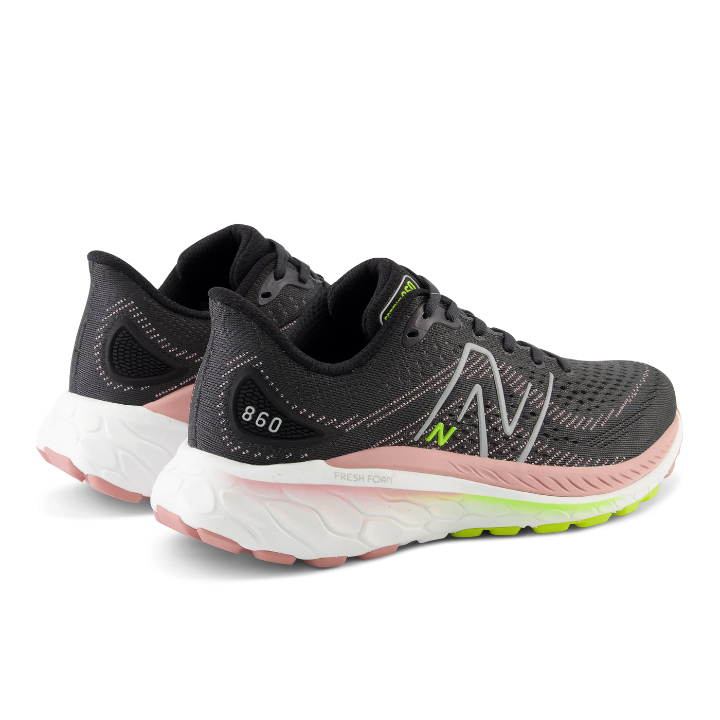 New Balance Womens 860v13 Wide - D Width - Black/Pink Moon - Stability