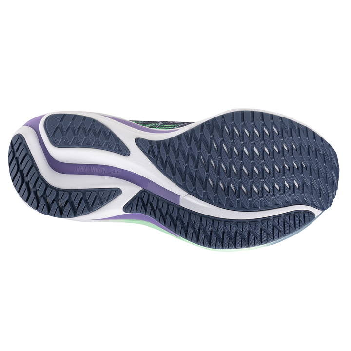 Mizuno Womens Wave Rider 28 - Citadel/White/Neo Mint - Neutral - SS25
