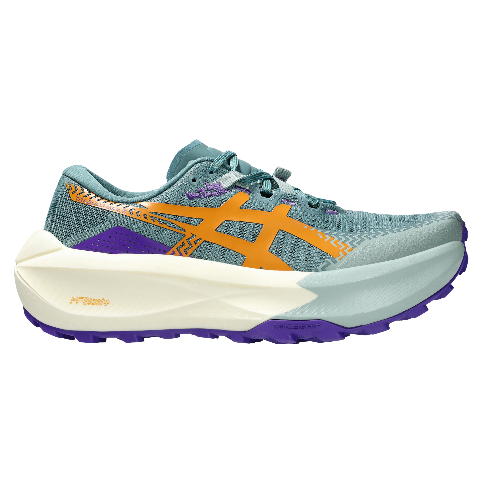 Asics Womens Trabuco Max 5 - Foggy Teal/Radiant Amethyst - Trail - AW26