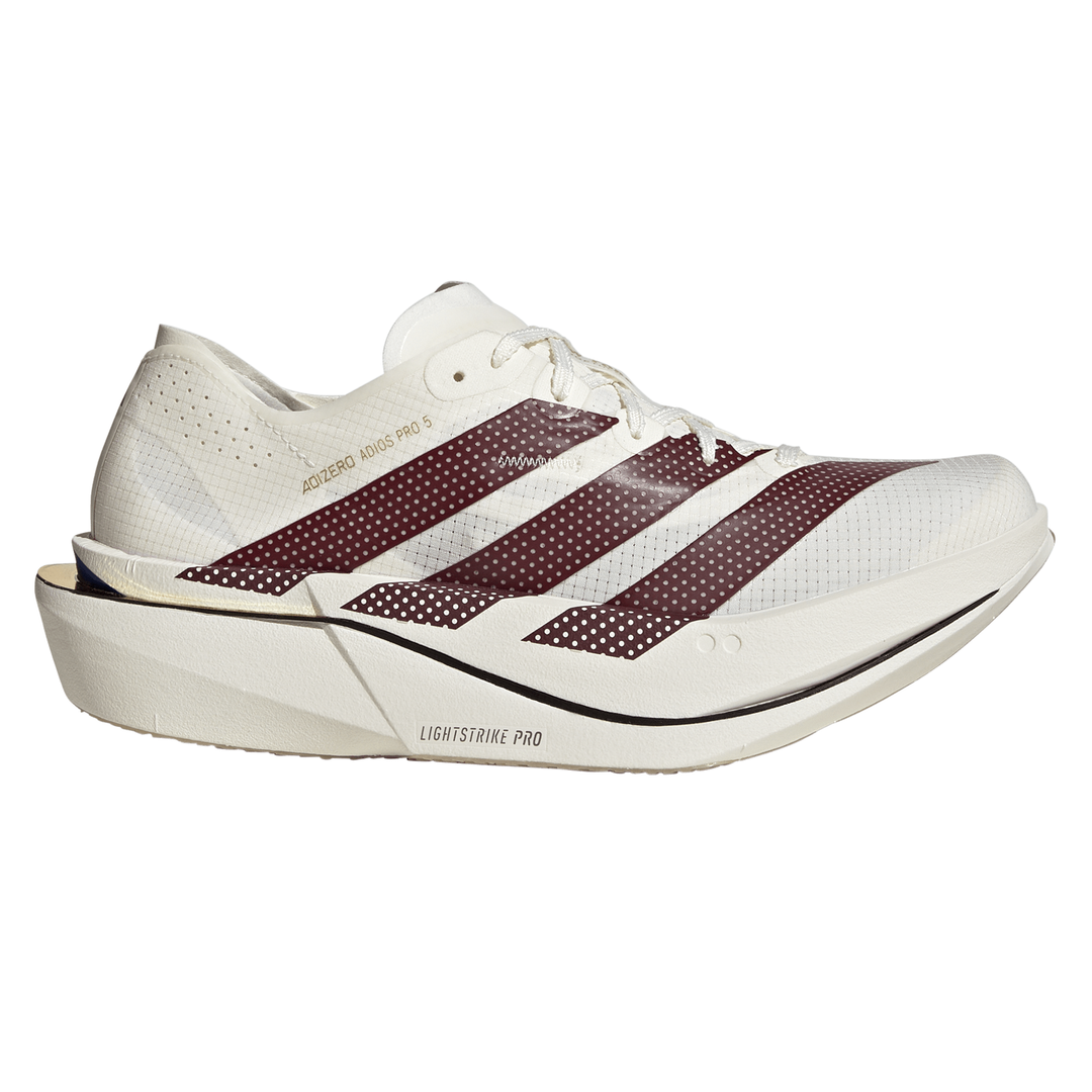 Adidas Mens Adizero Adios Pro 5 - Off White/Collegiate Green/Royal Blue - Neutral - AW26