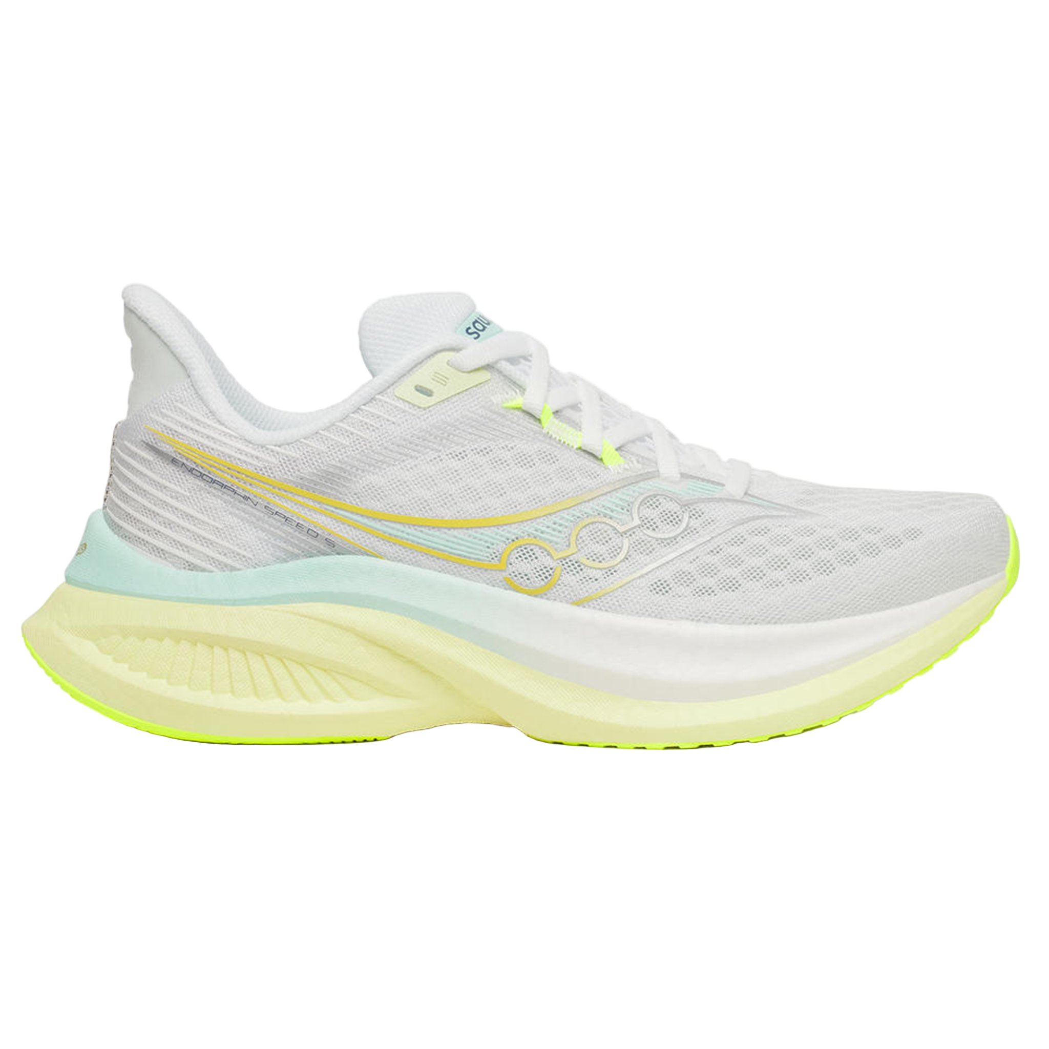 Saucony Femme Endorphin Speed 5 - Blanc/Tender - Neutre - SS26