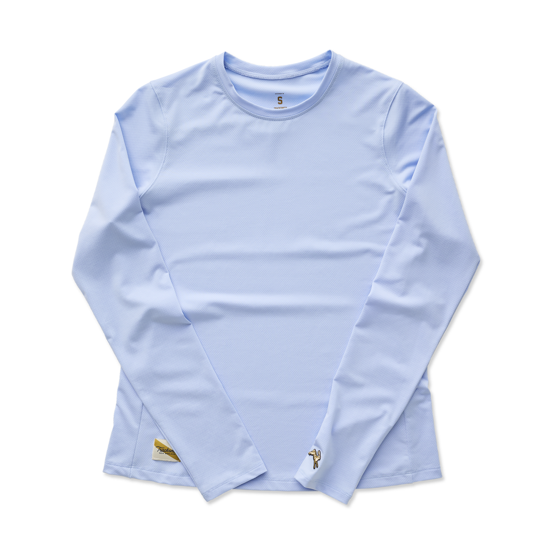 Tracksmith Womens Session Long Sleeve Tee - Windsurfer - AW25