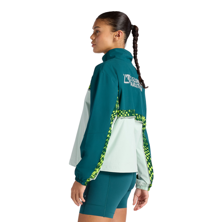 New Balance Womens London Edition Marathon Jacket - Cosmic Jade - SS26