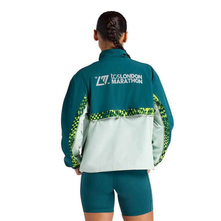 New Balance Womens London Edition Marathon Jacket - Cosmic Jade - SS26