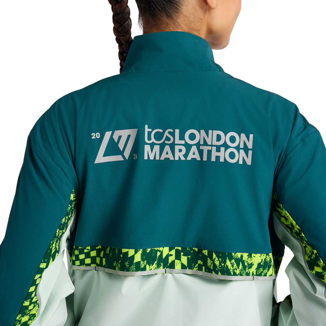 New Balance Womens London Edition Marathon Jacket - Cosmic Jade - SS26