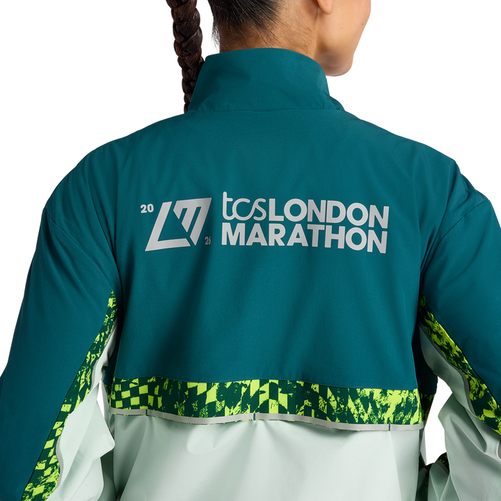 New Balance Womens London Edition Marathon Jacket - Cosmic Jade - SS26
