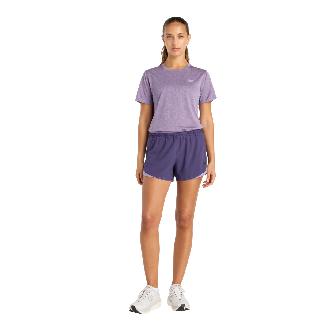 New Balance Damen-Sport-T-Shirt – kandiertes Violett – SS26