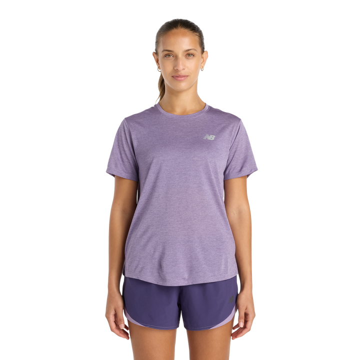 New Balance Damen-Sport-T-Shirt – kandiertes Violett – SS26